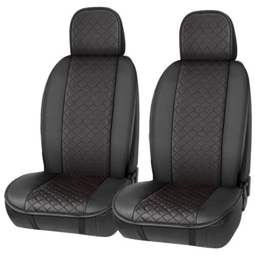 Auto Gs Elegance Πλατοκαθίσματα Αυτοκινήτου Σε 2 Τεμάχια Μαύρα