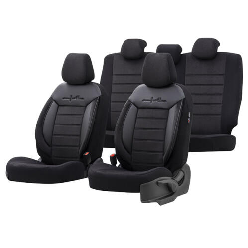 Otom Comfortline Design Καλύμματα Αυτοκινήτου Σετ 11 Τεμάχια Μαύρα