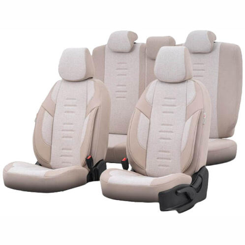 Otom Throne Καλύμματα Αυτοκινήτου Σετ Μπεζ