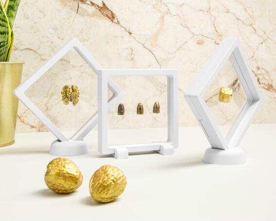 Gadget Master Κορνίζα Πλαστική με Λευκό Πλαίσιο 3τμχ