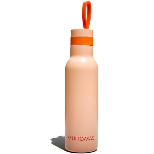 Muitomas Μπουκάλι Θερμός Ανοξείδωτο 500ml Ροδακινί WBOTTLELC500PF