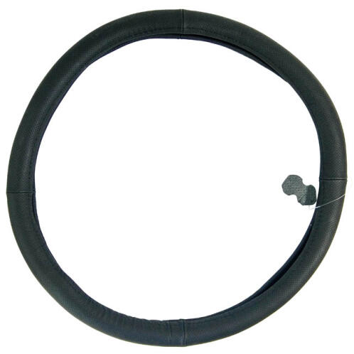 Auto Gs Κάλυμμα Τιμονιού Δερμάτινο 45cm Μαύρο
