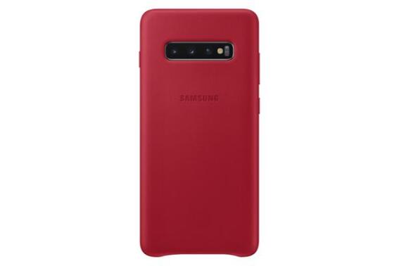 Samsung Leather Cover S10 + Red