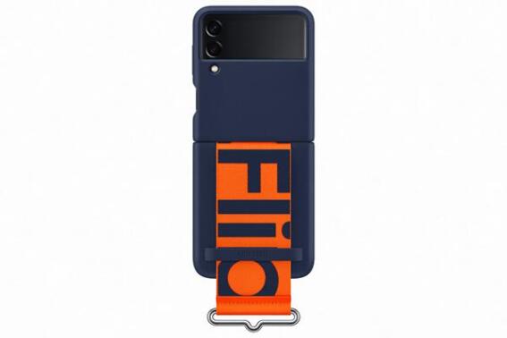 Samsung Silicone/Strap Cover Galaxy Z Flip 3 5G Navy