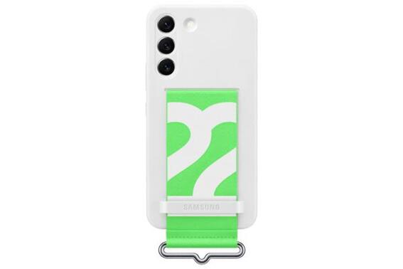 Samsung Silicone/Strap Cover Galaxy S22 White