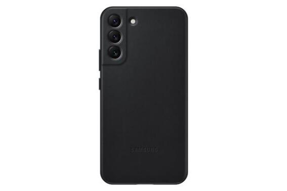 Samsung Leather Cover Galaxy S22+ Black