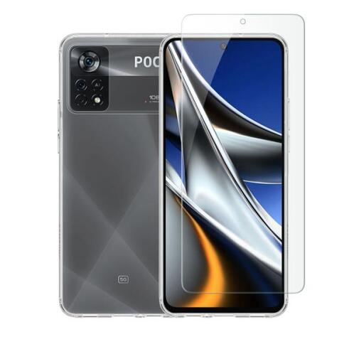 Vivid Set TPU Case + Tempered Glass Xiaomi Poco X4 Pro 5G Transparent