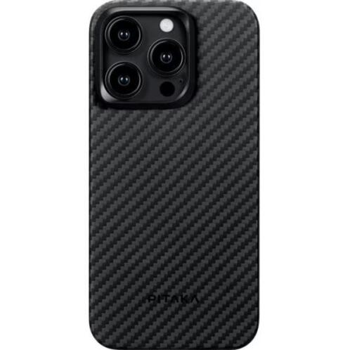 Pitaka MagEZ Case 4 Apple iPhone 15 Pro Black / Grey / Twill (KI1501P)