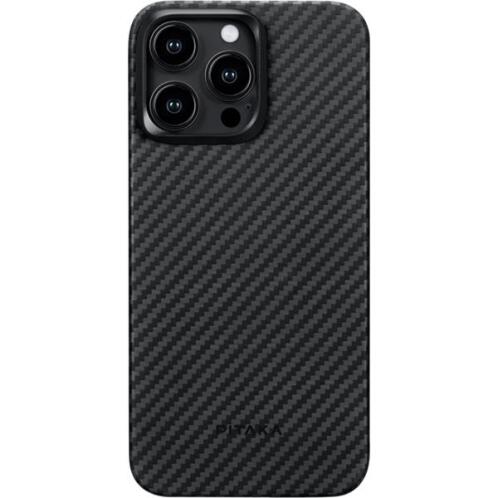 Pitaka MagEZ Case 4 Apple iPhone 15 Pro Max Black / Grey / Twill (KI1501PM)