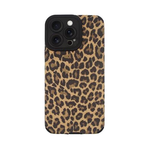 Vivid Silicone Case Apple iPhone 15 Leopard Yellow