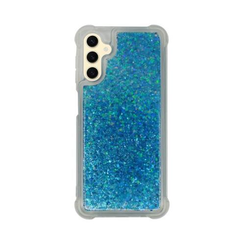 Vivid Liquid Glitter Case Samsung Galaxy A04s Blue