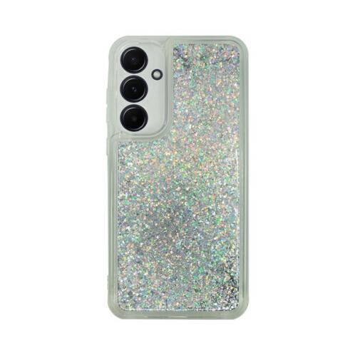 Vivid Liquid Glitter Case Samsung Galaxy A55 5G Silver