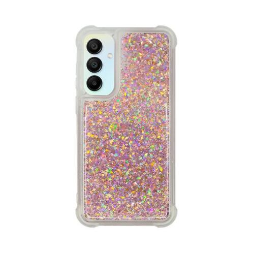 Vivid Liquid Glitter Case Samsung Galaxy A15 4G/5G Rose Gold