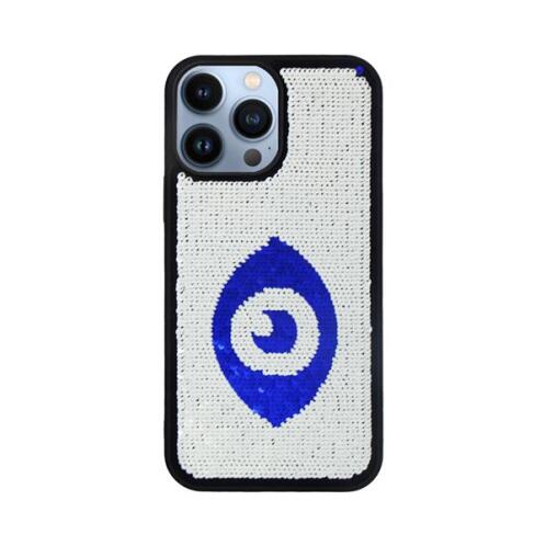Vivid Sequin Case Apple iPhone 13 Pro Max Silver/Blue