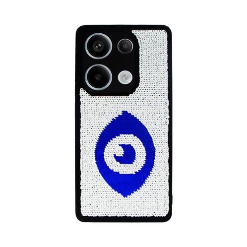 Vivid Sequin Case Redmi Note 13 Pro/Poco X6 5G Silver/Blue