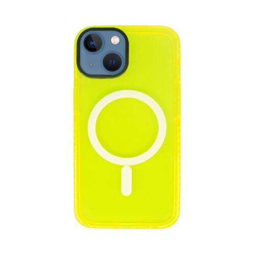 Vivid Magsafe Silicone Case Apple iPhone 13 Yellow