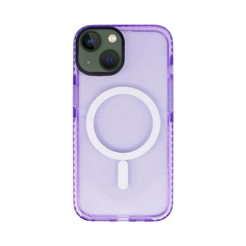 Vivid Magsafe Silicone Case Apple iPhone 13 Purple
