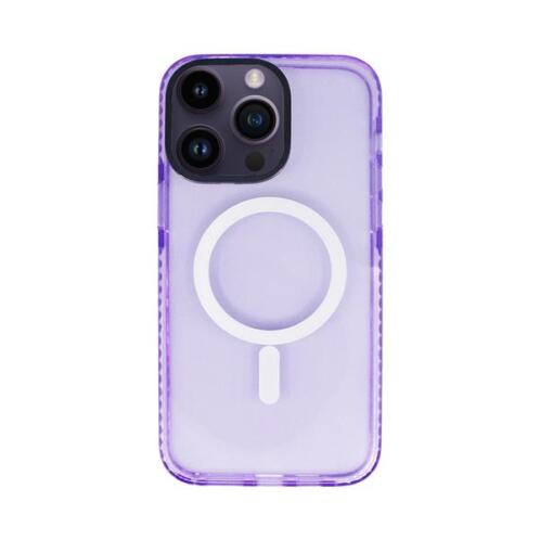 Vivid Magsafe Silicone Case Apple iPhone 14 Pro Max Purple