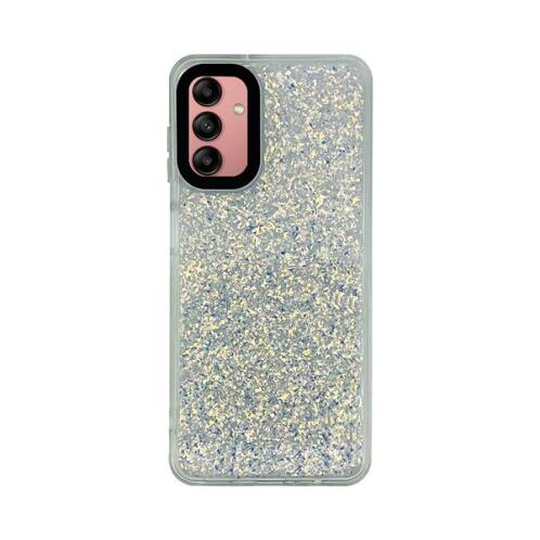 Vivid Glitter Shine Case Samsung Galaxy A04s Silver