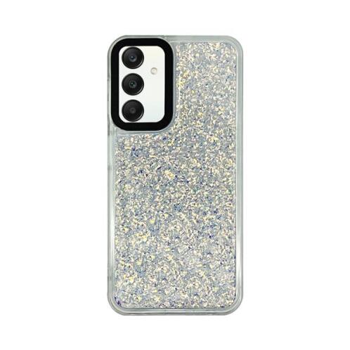 Vivid Glitter Shine Case Samsung Galaxy A25 5G Silver