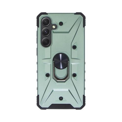 Vivid Ring Rugged Armor Case Samsung Galaxy S24 Green