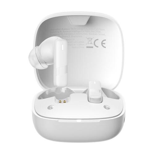 Baseus Ακουστικά In-ear Bluetooth Handsfree με Θήκη Φόρτισης Bowie E20 Stellar White