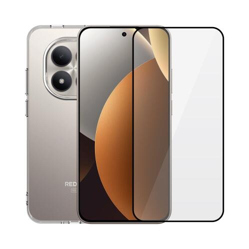 Vivid Set TPU Case + Full Face Tempered Glass Redmi Note 15 Pro 5G