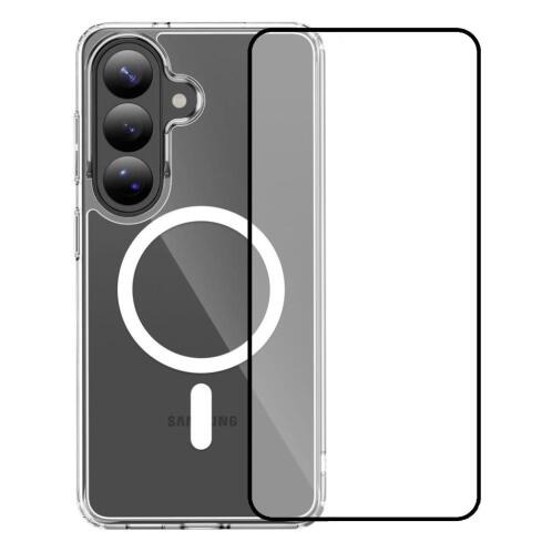 Vivid Set MagSafe Acrylic Case + Full Face Tempered Glass Samsung Galaxy S26