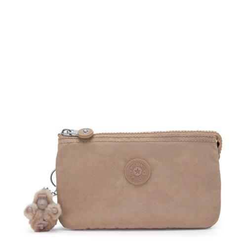 Kipling Τσαντάκι χειρός Creativity L Tan Beige