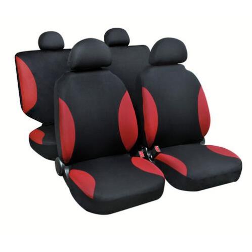 Palinjuro Καλύμματα Αυτοκινήτου Σετ 4 Τεμάχια Mαύρα Κόκκινα