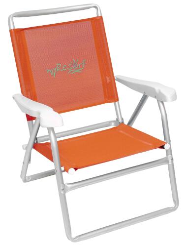 MyResort Καρέκλα Παραλίας Κήπου Αλουμινίου, Πορτοκαλί