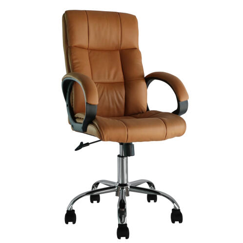 ARTELIBRE Καρέκλα Γραφείου AMON Camel PVC 57x69x103-111cm