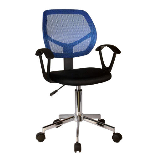 ARTELIBRE Καρέκλα Γραφείου EVERLY Μπλε/Μαύρο Mesh 56x53.5x100cm