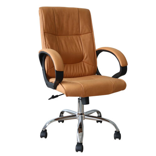 ARTELIBRE Καρέκλα Γραφείου Διευθυντή TURNER Camel PVC 50x69x118.5cm