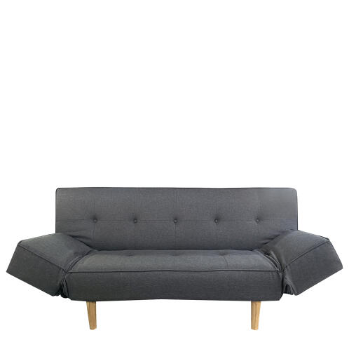 ARTELIBRE Καναπές Κρεβάτι Τριθέσιος NEREIDA Γκρι Ύφασμα 180x90x80cm