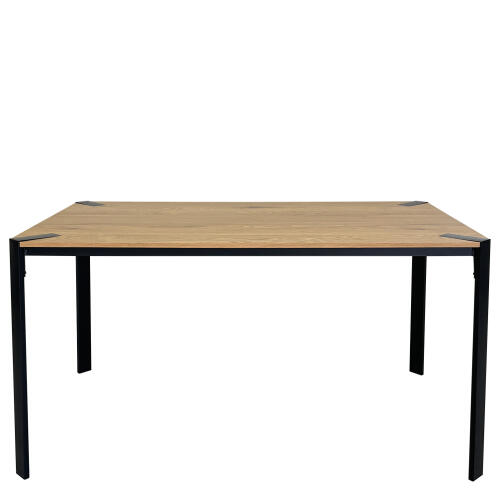 ARTELIBRE Τραπέζι Τραπεζαρίας KENYI Φυσικό Μοριοσανίδα/Μέταλλο 140x80x75cm