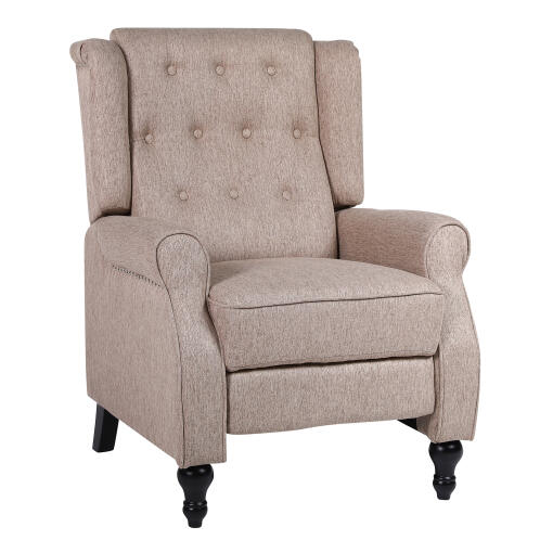 ARTELIBRE Πολυθρόνα Ανακλινόμενη ALNAIR Καφέ Ύφασμα 78x85x104cm