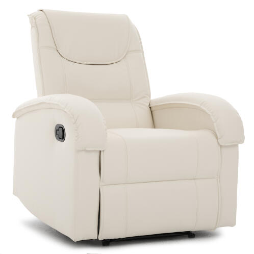 ARTELIBRE Πολυθρόνα Ανακλινόμενη CELAENO Εκρού PU 80x96x97cm