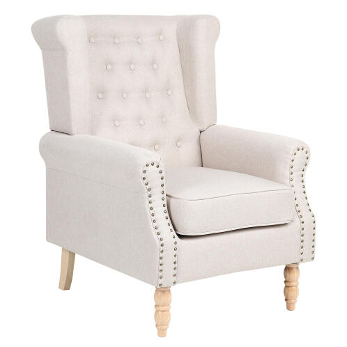 ARTELIBRE Πολυθρόνα OTTAVIA Μπεζ Ύφασμα 77x80x106cm