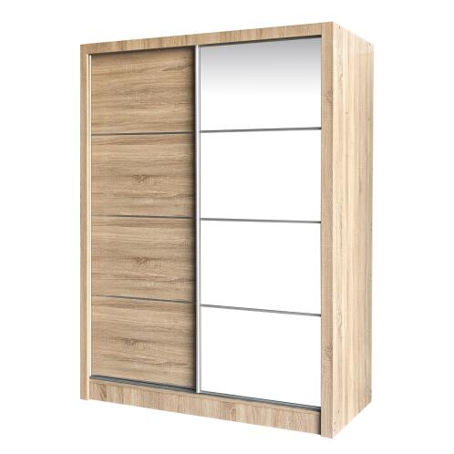 ARTELIBRE Ντουλάπα TIRIL Φυσικό Μοριοσανίδα 180x60x200cm