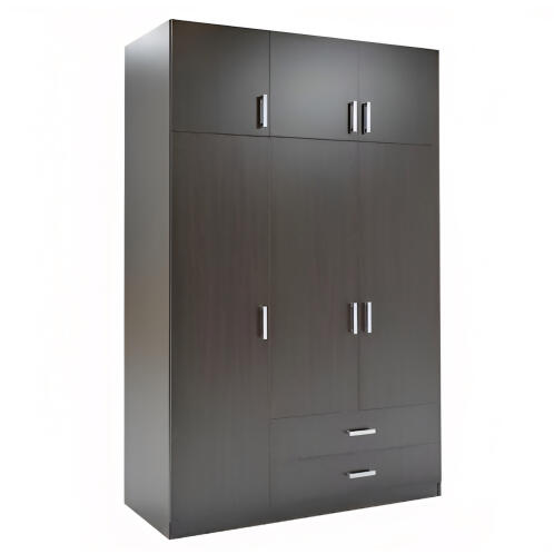 ARTELIBRE Ντουλάπα BENGTA Μαύρο Μοριοσανίδα 150x60x240cm