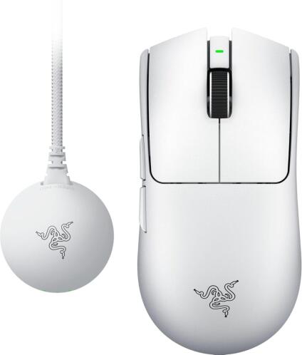 Razer VIPER V4 PRO White – Wireless Gaming Mouse – 50g – 8K Polling Rate – 50K DPI – 180h Battery
