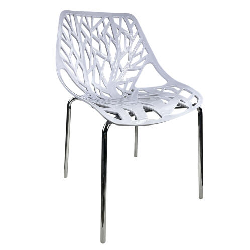 Arte Libre Καρέκλα Τραπεζαρίας PP Μέταλλο 54x57x81cm Hartman Λευκό