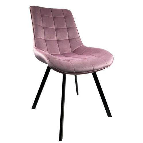 ARTELIBRE Καρέκλα Τραπεζαρίας BRISA Σάπιο Μήλο/Μαύρο Βελούδο/Μέταλλο 53x60x85cm