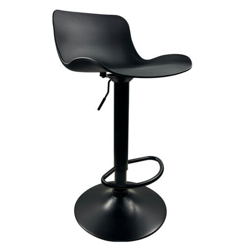 ARTELIBRE Σκαμπό Bar QUERIDA Μαύρο PP/Μέταλλο 44x45x58/81-79/102cm