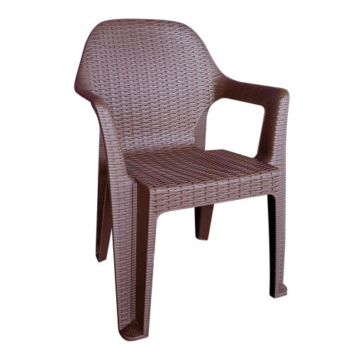 ARTELIBRE Καρέκλα Κήπου POLO Καφέ Πλαστικό 60x47x85cm