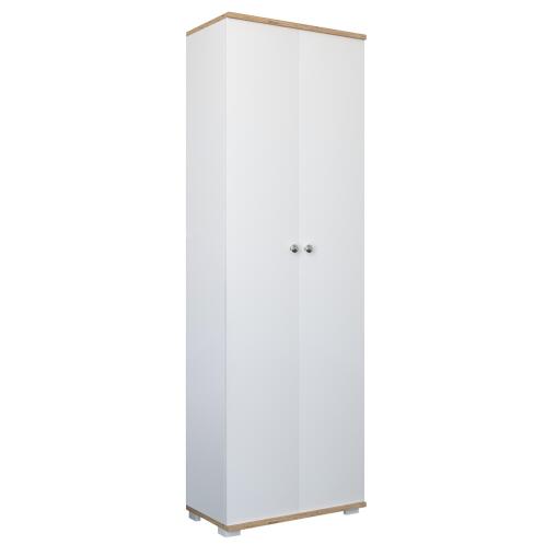 ARTELIBRE Ντουλάπι ROSELINE Λευκό/Δρυς Μοριοσανίδα 50x30x183cm