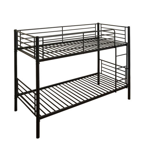 ARTELIBRE Κουκέτα NICKY Μαύρο Μέταλλο 97x210x160cm (Στρώμα 90x200cm)