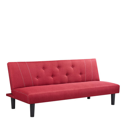 ARTELIBRE Καναπές Κρεβάτι ASTRI Κόκκινο 180x77x73cm