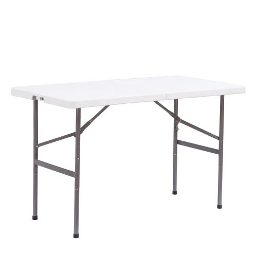 Arte Libre Τραπέζι Catering Πτυσσόμενο HDPE Μέταλλο 120x60x74cm Lime Λευκό Γκρι